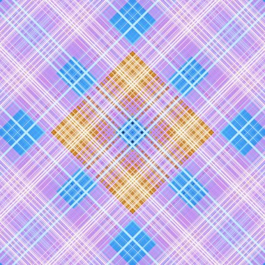 Kusursuz soyut İskoç desenleri. Eşkenar dörtgen ve çizgi desenleri. Dijital rastgele desenler