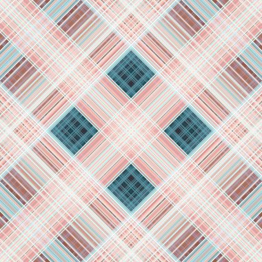Kusursuz soyut İskoç desenleri. Eşkenar dörtgen ve çizgi desenleri. Dijital rastgele desenler