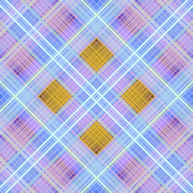 Kusursuz soyut İskoç desenleri. Eşkenar dörtgen ve çizgi desenleri. Dijital rastgele desenler