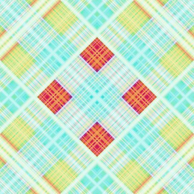 Kusursuz soyut İskoç desenleri. Eşkenar dörtgen ve çizgi desenleri. Dijital rastgele desenler
