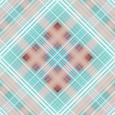 Kusursuz soyut İskoç desenleri. Eşkenar dörtgen ve çizgi desenleri. Dijital rastgele desenler