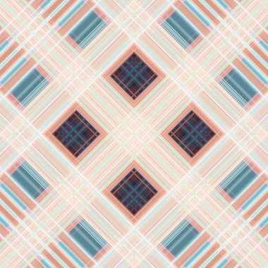 Kusursuz soyut İskoç desenleri. Eşkenar dörtgen ve çizgi desenleri. Dijital rastgele desenler