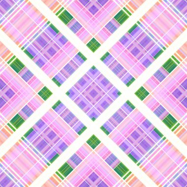 Kusursuz soyut İskoç desenleri. Eşkenar dörtgen ve çizgi desenleri. Dijital rastgele desenler