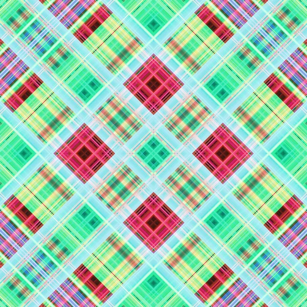 Seamless abstract Scottish patterns. Patterns of rhombuses and lines. Digital random patterns