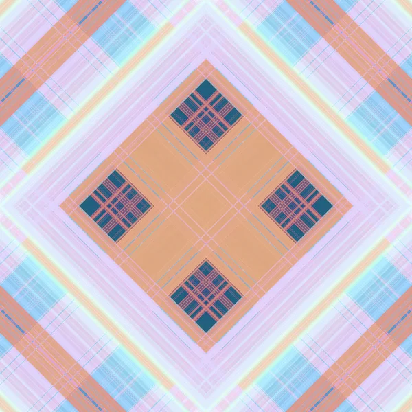 Seamless Abstract Scottish Patterns Patterns Rhombuses Lines Digital Random Patterns — Φωτογραφία Αρχείου