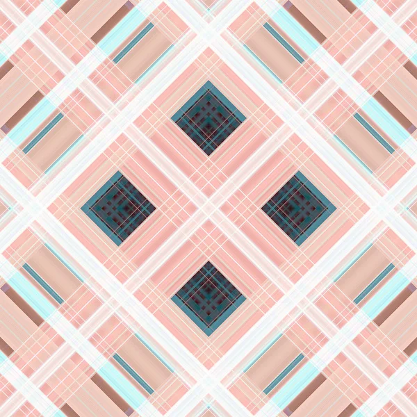 Seamless Abstract Scottish Patterns Patterns Rhombuses Lines Digital Random Patterns — Stock Fotó