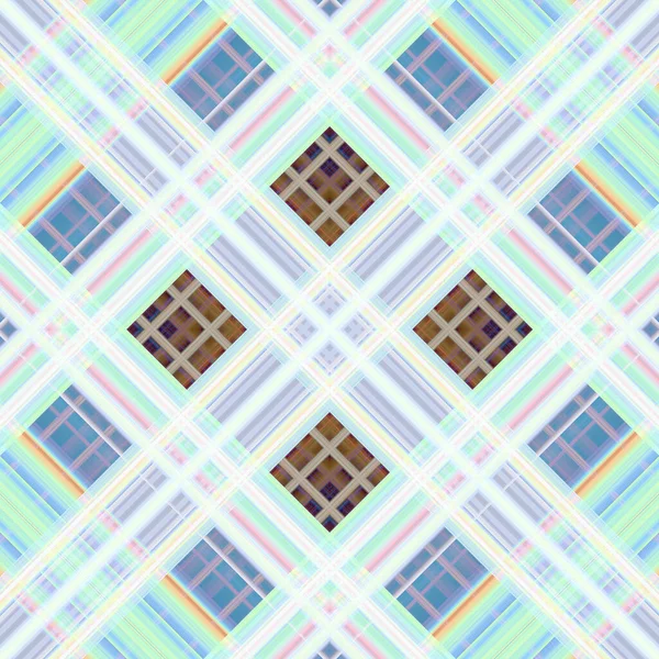 Seamless Abstract Scottish Patterns Patterns Rhombuses Lines Digital Random Patterns — Stock fotografie