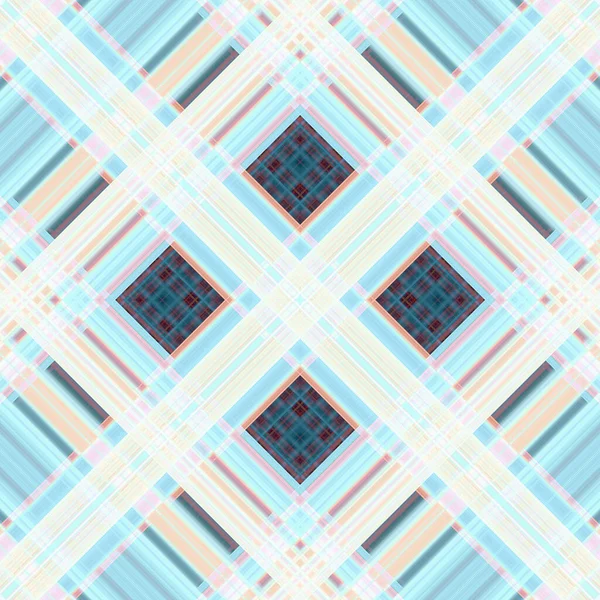 Seamless Abstract Scottish Patterns Patterns Rhombuses Lines Digital Random Patterns — Stock fotografie