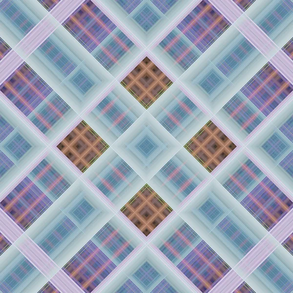 Seamless Abstract Scottish Patterns Patterns Rhombuses Lines Digital Random Patterns — Stock fotografie