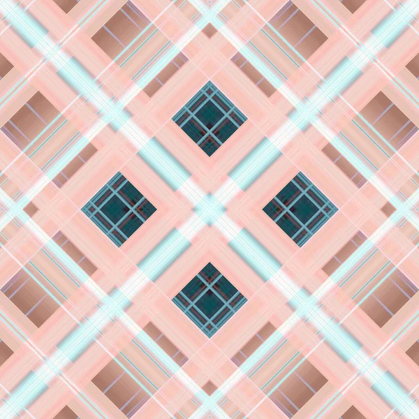 Seamless Abstract Scottish Patterns Patterns Rhombuses Lines Digital Random Patterns — Fotografia de Stock