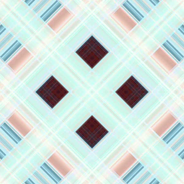 Seamless Abstract Scottish Patterns Patterns Rhombuses Lines Digital Random Patterns — Stockfoto