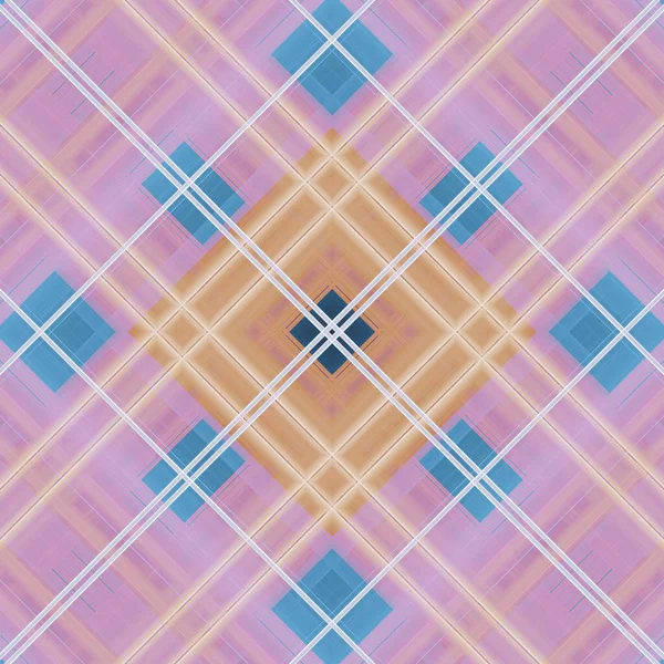 Seamless Abstract Scottish Patterns Patterns Rhombuses Lines Digital Random Patterns — 图库照片