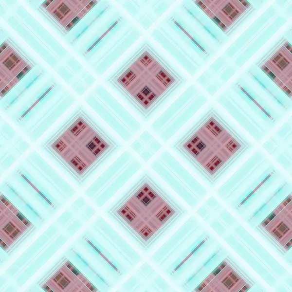 Seamless Abstract Scottish Patterns Patterns Rhombuses Lines Digital Random Patterns — Stockfoto