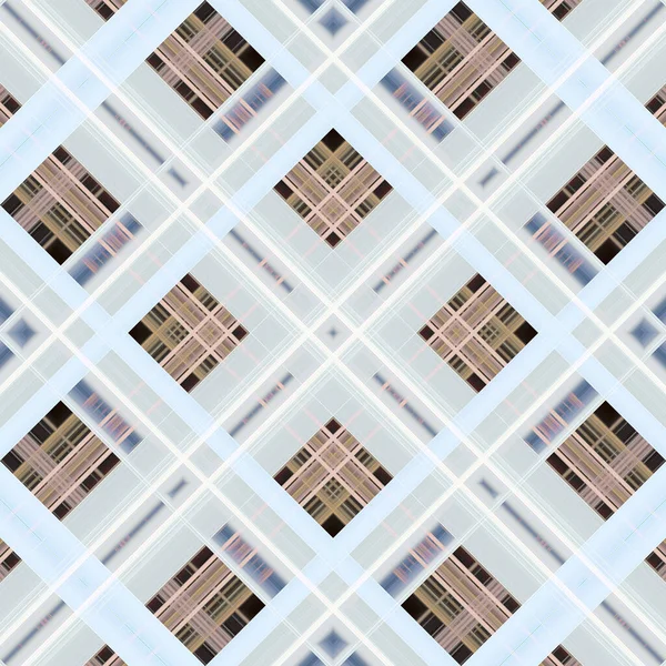 Seamless Abstract Scottish Patterns Patterns Rhombuses Lines Digital Random Patterns — Stockfoto