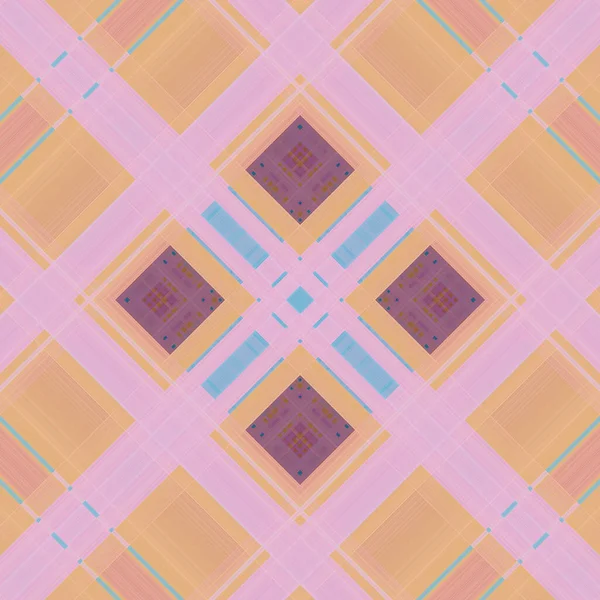 Seamless Abstract Scottish Patterns Patterns Rhombuses Lines Digital Random Patterns — 스톡 사진