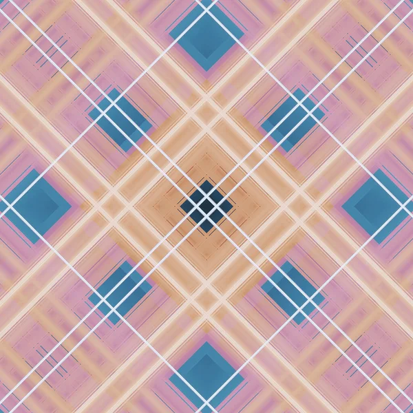 Seamless Abstract Scottish Patterns Patterns Rhombuses Lines Digital Random Patterns — Foto Stock