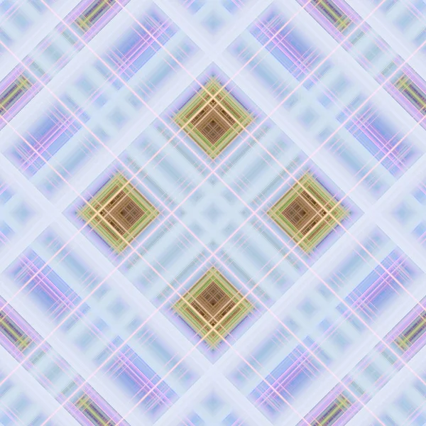 Seamless Abstract Scottish Patterns Patterns Rhombuses Lines Digital Random Patterns — Stockfoto