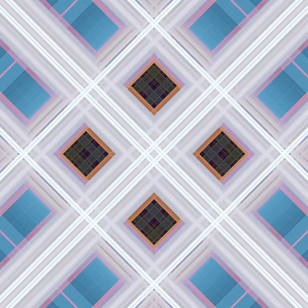 Seamless Abstract Scottish Patterns Patterns Rhombuses Lines Digital Random Patterns — Foto Stock