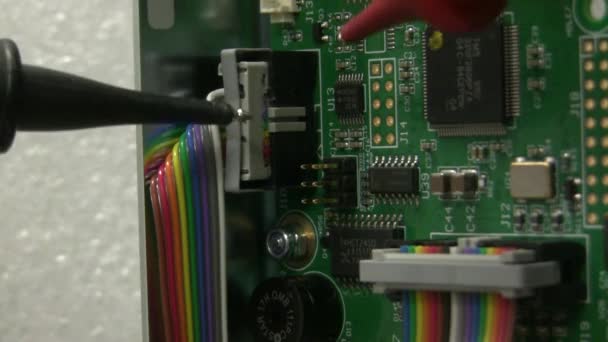Touch Tester Board Diagnosis Service Center Repair Maintenance Electronics Broken — Vídeo de Stock