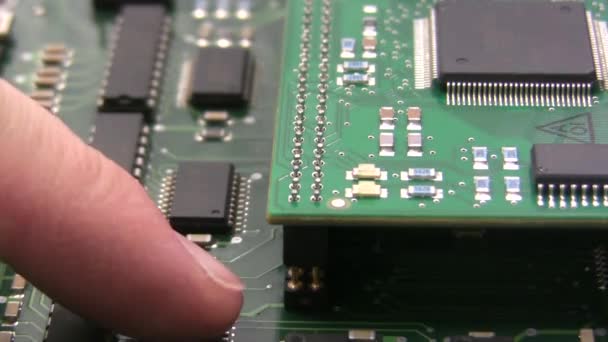 Touch Tester Board Diagnosis Service Center Repair Maintenance Electronics Broken — Vídeo de Stock