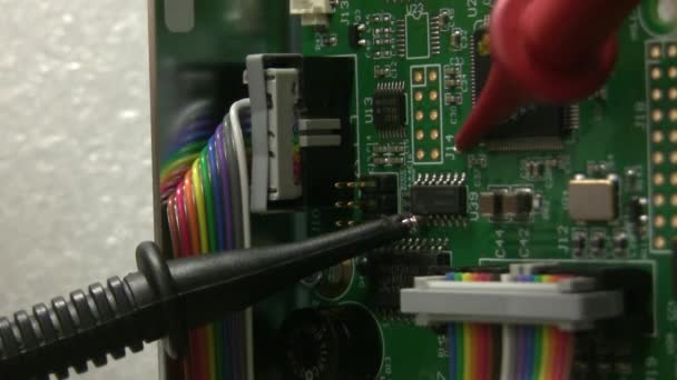 Touch Tester Board Diagnosis Service Center Repair Maintenance Electronics Broken — Vídeo de stock