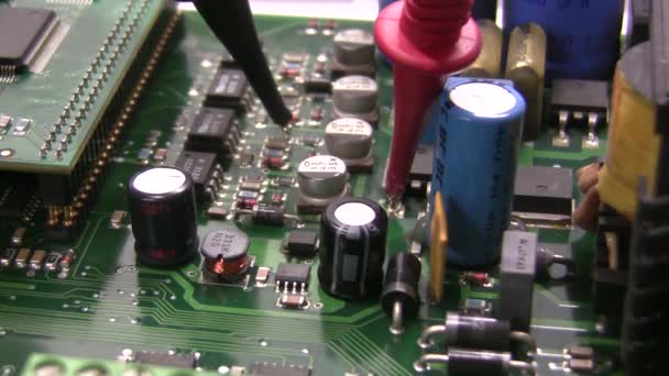 Touch Tester Board Diagnosis Service Center Repair Maintenance Electronics Broken — Video Stock