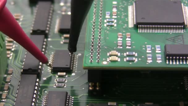 Touch Tester Board Diagnosis Service Center Repair Maintenance Electronics Broken — Videoclip de stoc