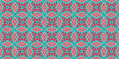 Kusursuz soyut kalıplar. Eşkenar dörtgen ve üçgen desenlerin arka planı. Yıldız desenleri. Moda eğilimleri