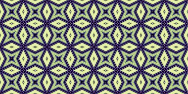 Kusursuz soyut kalıplar. Eşkenar dörtgen ve üçgen desenlerin arka planı. Yıldız desenleri. Moda eğilimleri