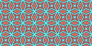 Kusursuz soyut kalıplar. Eşkenar dörtgen ve üçgen desenlerin arka planı. Yıldız desenleri. Moda eğilimleri