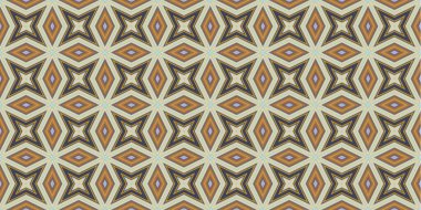 Kusursuz soyut kalıplar. Eşkenar dörtgen ve üçgen desenlerin arka planı. Yıldız desenleri. Moda eğilimleri