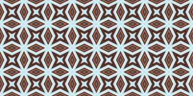 Kusursuz soyut kalıplar. Eşkenar dörtgen ve üçgen desenlerin arka planı. Yıldız desenleri. Moda eğilimleri