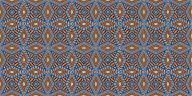 Kusursuz soyut kalıplar. Eşkenar dörtgen ve üçgen desenlerin arka planı. Yıldız desenleri. Moda eğilimleri