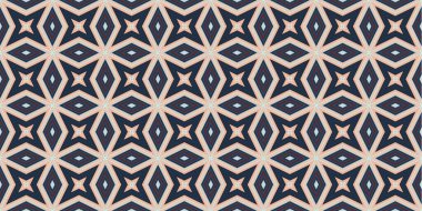 Kusursuz soyut kalıplar. Eşkenar dörtgen ve üçgen desenlerin arka planı. Yıldız desenleri. Moda eğilimleri