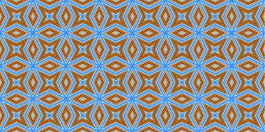 Kusursuz soyut kalıplar. Eşkenar dörtgen ve üçgen desenlerin arka planı. Yıldız desenleri. Moda eğilimleri