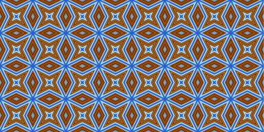 Kusursuz soyut kalıplar. Eşkenar dörtgen ve üçgen desenlerin arka planı. Yıldız desenleri. Moda eğilimleri