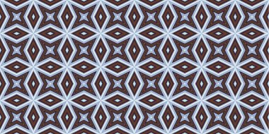 Kusursuz soyut kalıplar. Eşkenar dörtgen ve üçgen desenlerin arka planı. Yıldız desenleri. Moda eğilimleri