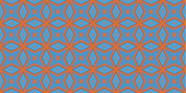 Kusursuz soyut kalıplar. Eşkenar dörtgen ve üçgen desenlerin arka planı. Yıldız desenleri. Moda eğilimleri