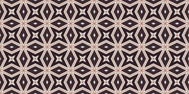 Kusursuz soyut kalıplar. Eşkenar dörtgen ve üçgen desenlerin arka planı. Yıldız desenleri. Moda eğilimleri