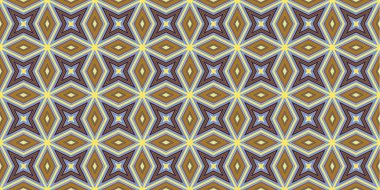 Kusursuz soyut kalıplar. Eşkenar dörtgen ve üçgen desenlerin arka planı. Yıldız desenleri. Moda eğilimleri