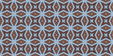 Kusursuz soyut kalıplar. Eşkenar dörtgen ve üçgen desenlerin arka planı. Yıldız desenleri. Moda eğilimleri