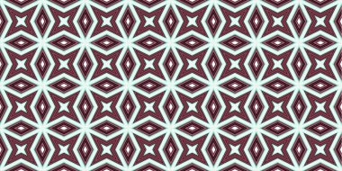 Kusursuz soyut kalıplar. Eşkenar dörtgen ve üçgen desenlerin arka planı. Yıldız desenleri. Moda eğilimleri