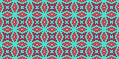 Kusursuz soyut kalıplar. Eşkenar dörtgen ve üçgen desenlerin arka planı. Yıldız desenleri. Moda eğilimleri