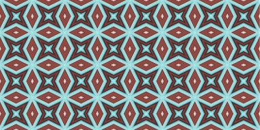 Kusursuz soyut kalıplar. Eşkenar dörtgen ve üçgen desenlerin arka planı. Yıldız desenleri. Moda eğilimleri