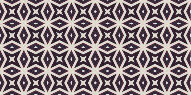 Kusursuz soyut kalıplar. Eşkenar dörtgen ve üçgen desenlerin arka planı. Yıldız desenleri. Moda eğilimleri