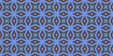 Kusursuz soyut kalıplar. Eşkenar dörtgen ve üçgen desenlerin arka planı. Yıldız desenleri. Moda eğilimleri