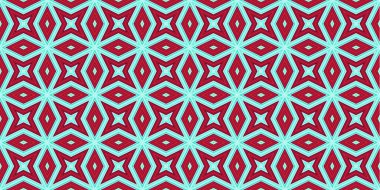 Kusursuz soyut kalıplar. Eşkenar dörtgen ve üçgen desenlerin arka planı. Yıldız desenleri. Moda eğilimleri