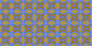 Kusursuz soyut kalıplar. Eşkenar dörtgen ve üçgen desenlerin arka planı. Yıldız desenleri. Moda eğilimleri