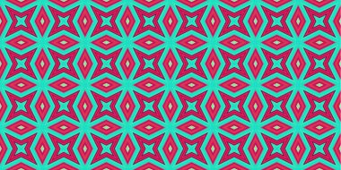 Kusursuz soyut kalıplar. Eşkenar dörtgen ve üçgen desenlerin arka planı. Yıldız desenleri. Moda eğilimleri