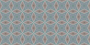 Kusursuz soyut kalıplar. Eşkenar dörtgen ve üçgen desenlerin arka planı. Yıldız desenleri. Moda eğilimleri